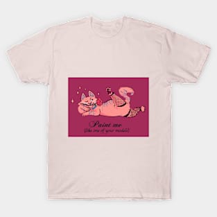 Valentine's day cat T-Shirt